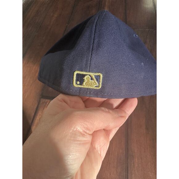 NEW ERA 59fifty fitted HAT MKE Brewers All-Star Game Workout Size 7 5/8 - Picture 3 of 5